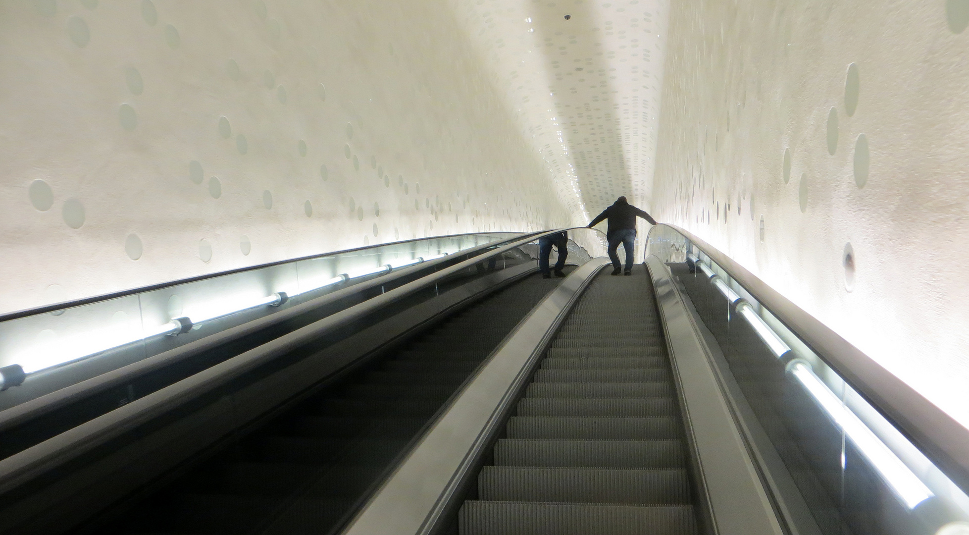 Rolltreppe in der Elbphilharmonie