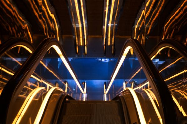 Rolltreppe mit Style