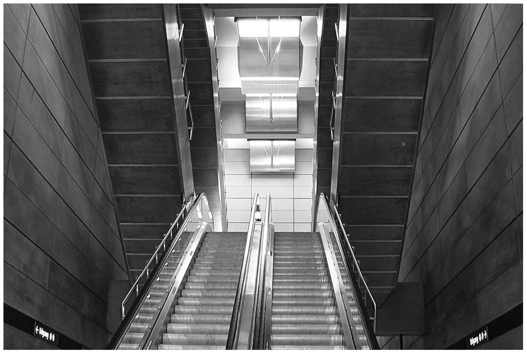 Rolltreppe U-Bahn Kopenhagen