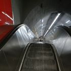 Rolltreppe zur U-Bahn