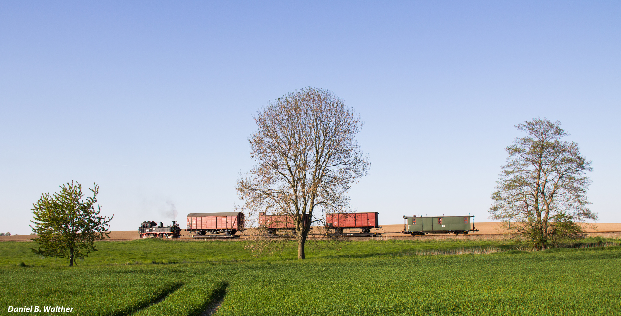 Rollwagenverkehr an der Döllnitzbahn