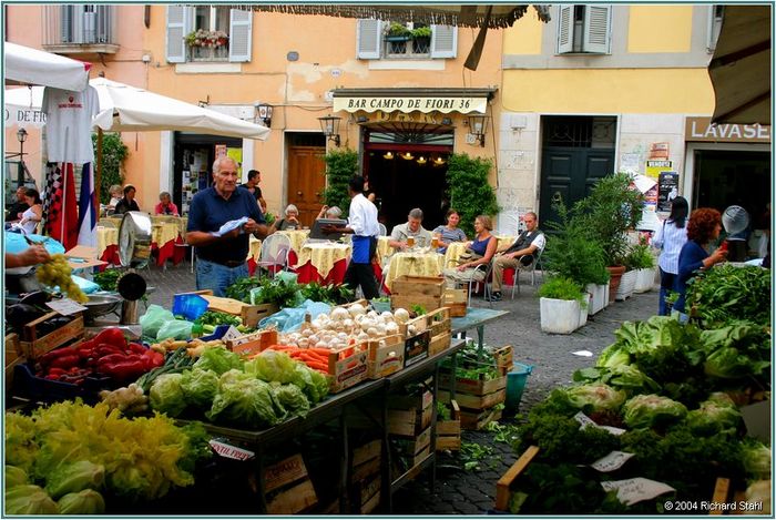 Rom. Am Campo de Fiori