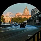 ROM   - Auf dem Weg  zum  Piazza Venezia -