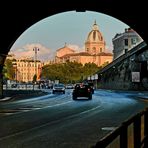 ROM   - Auf dem Weg  zum  Piazza Venezia -