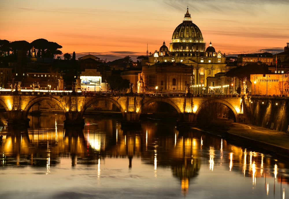 Rom - Auf der Ponte Umberto I