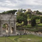 Rom - Ausblick vom Kolosseum aufs Forum Romanum