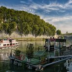 ROM - Ausflugsboot im Tiber -
