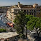 Rom  Blick zum Platz Piazza d'Aracoeli