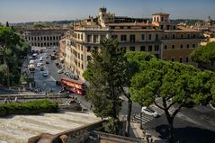 Rom  Blick zum Platz Piazza d'Aracoeli