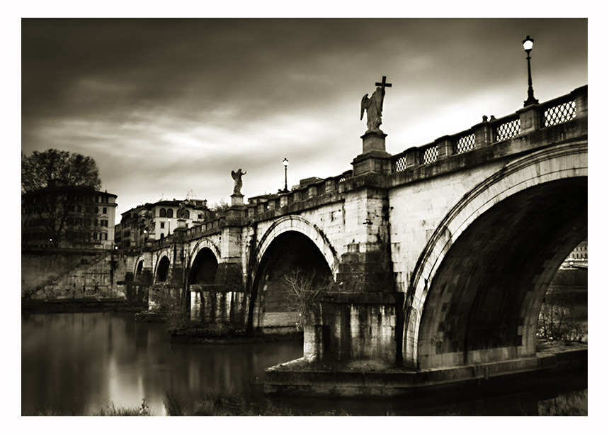 Rom - Brücke bei der Engelsburg II