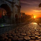 Rom - Colosseum - Konstantinbogen
