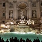 Rom Der Trevibrunnen am Abend