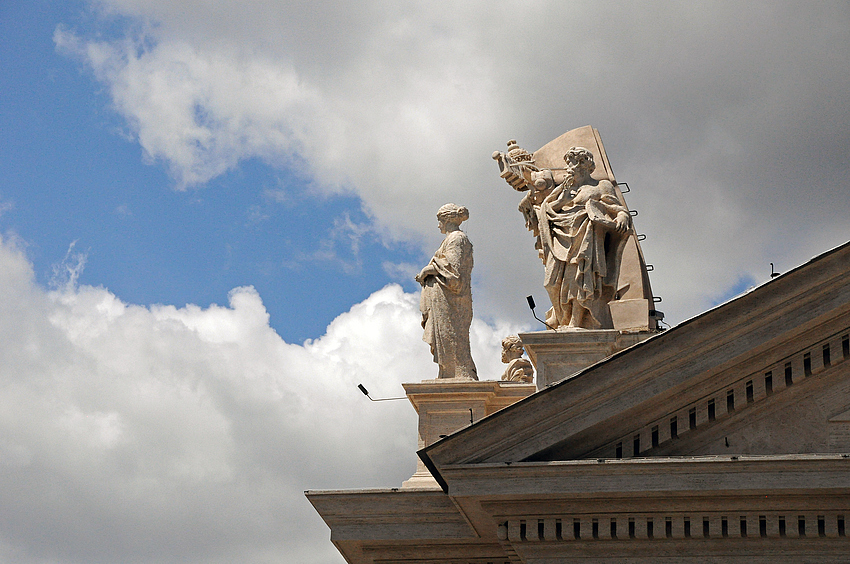 Rom, Detail Vatican Petersdom