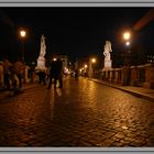 Rom - Engelsbrücke in der Nacht