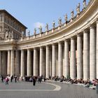 Rom – Kolonaden am Petersplatz