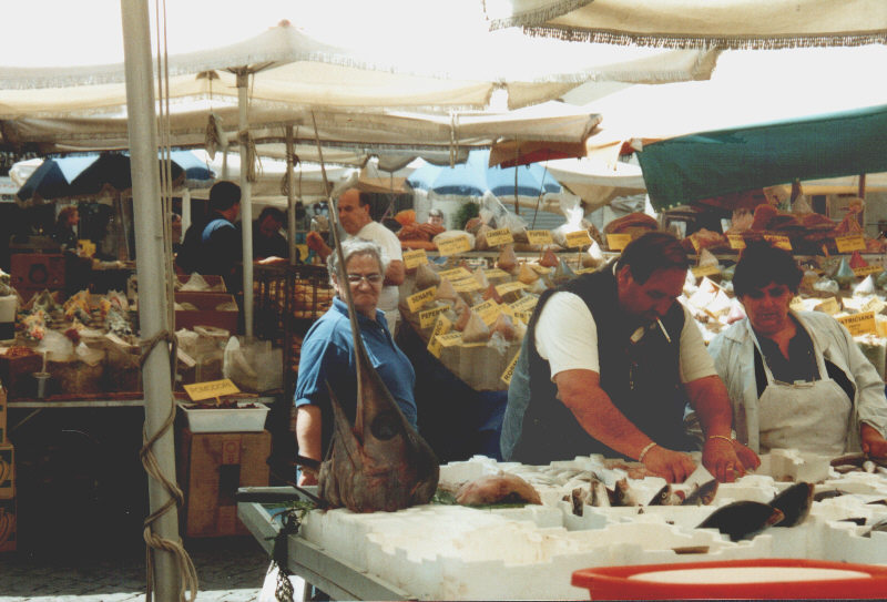 Rom - Markt auf dem Campo Fiori