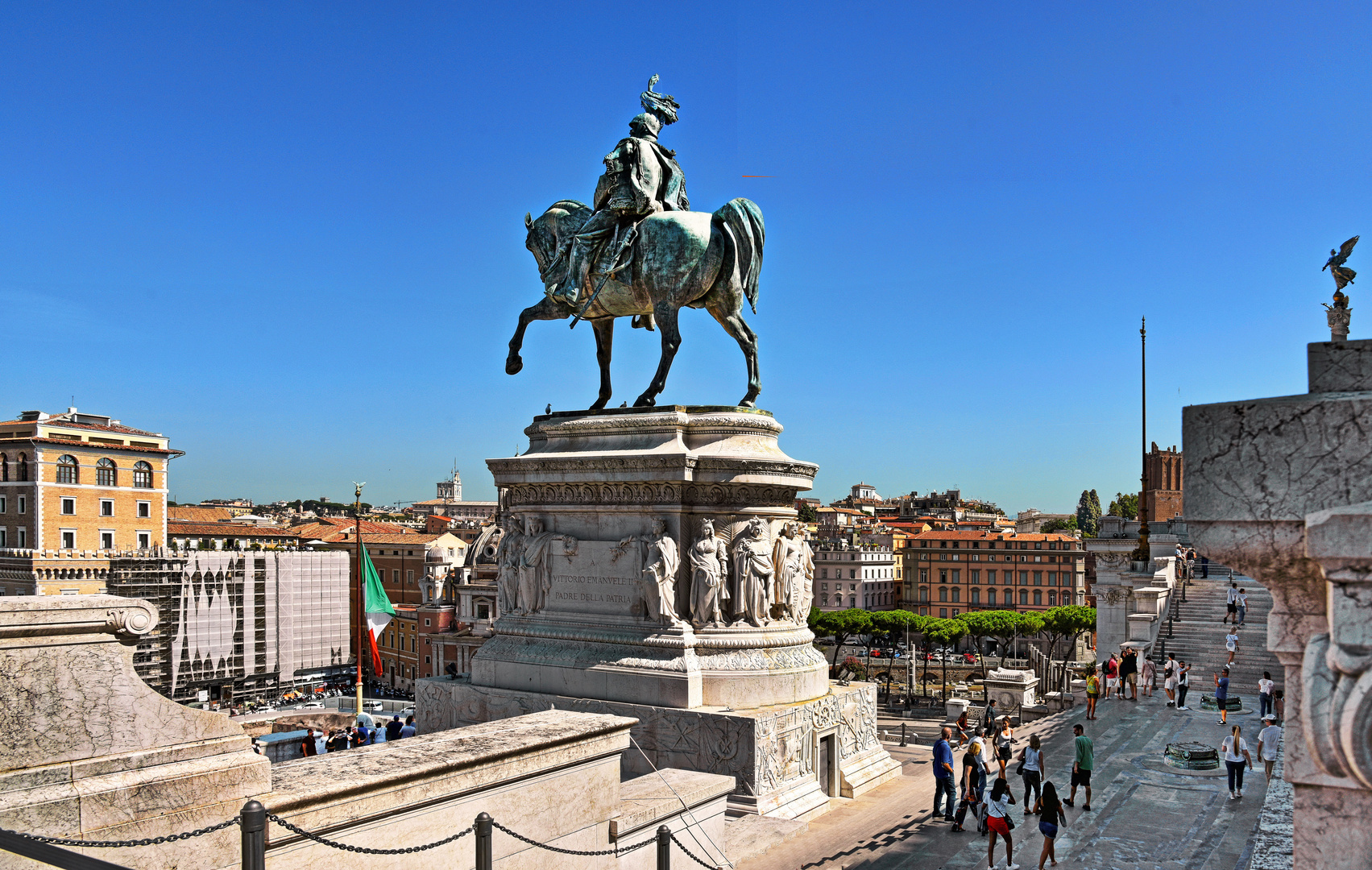 Rom - Monumento Vittorio Emanuel II & Piazza Venezia 