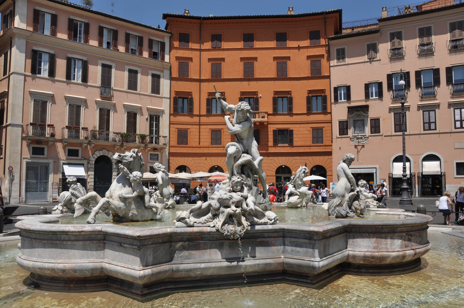 Rom Neptunbrunnen auf der Piazza navona
