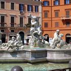 Rom - Neptunbrunnen auf der Piazza Navona