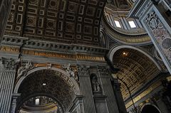 Rom, Petersdom - beeindruckende Architektur, Details