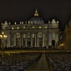 ROM Petersplatz bei Nacht