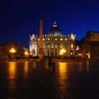 Rom Petersplatz bei Nacht