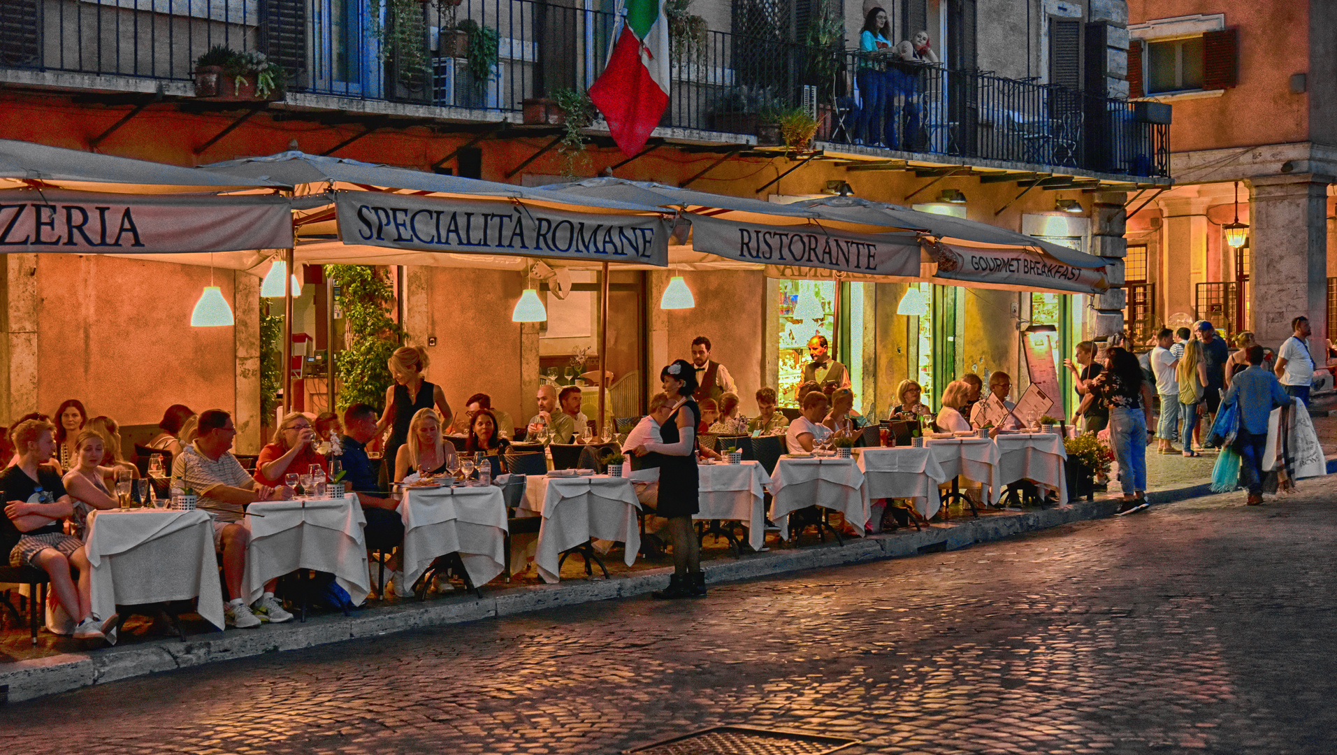 ROM - Piazza Navona bei Nacht -