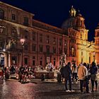 ROM - Piazza Navona bei Nacht -