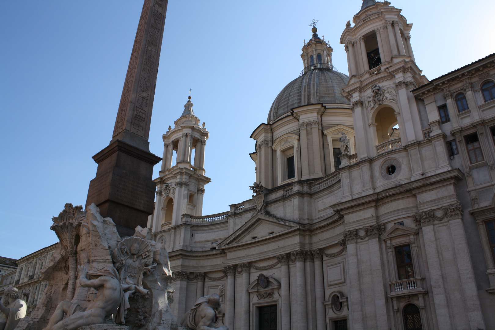 Rom - Piazza Navona, Fontana dei Quattro Fiumi