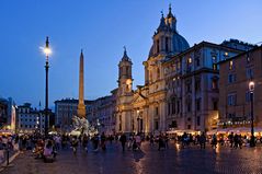 ROM - Piazza Navona - ora Blu