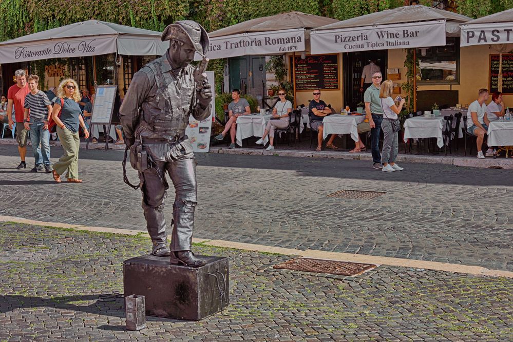 ROM - Piazza Navona Straßenkünstler