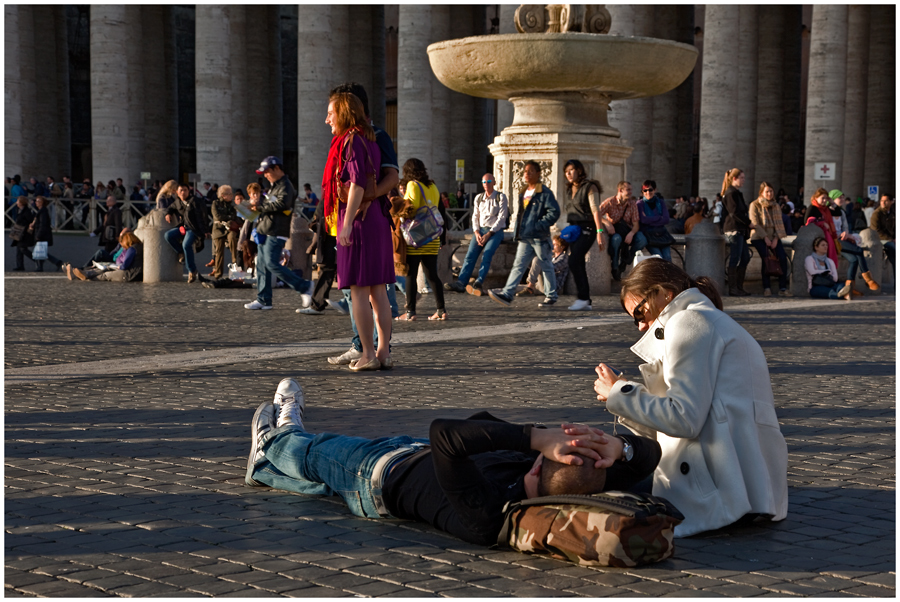 Rom - Piazza San Pietro 2