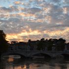 Rom - Sonnenuntergang über dem Tiber (November 2012)