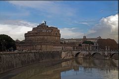 Rom St. Angelo mit Ponte S. Angelo