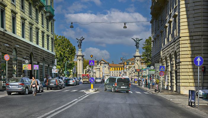 Rom  -  Straße Via Pio X