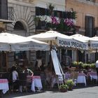 Rom Straßencafes an der Piazza navona