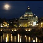 Rom / Tiber / Petersdom - nachts