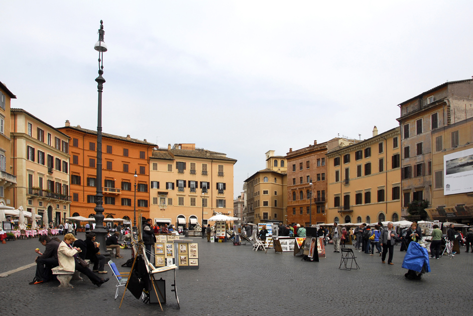 Rom - Touristenmagnet Piazza Navona