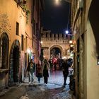 Rom ( Trastevere ) bei Nacht.