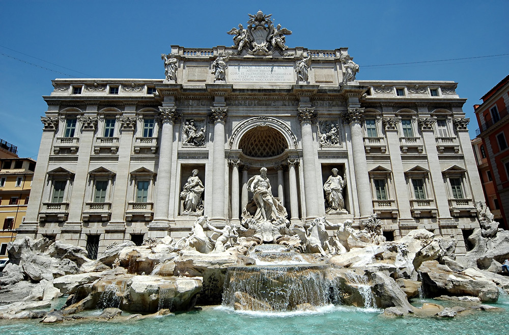 Rom Trevi-Brunnen