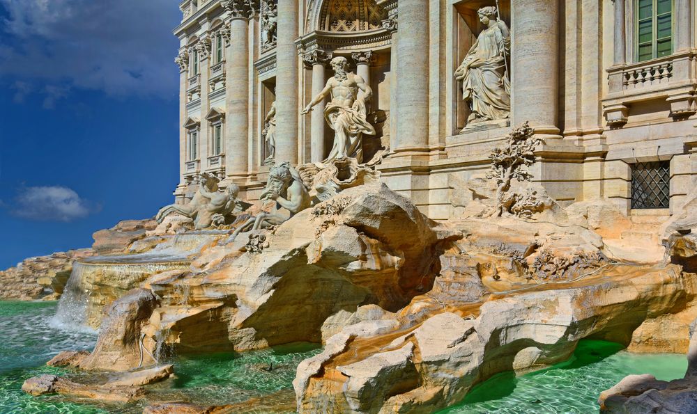 ROM   -  Trevi Brunnen / Fontana di Trevi