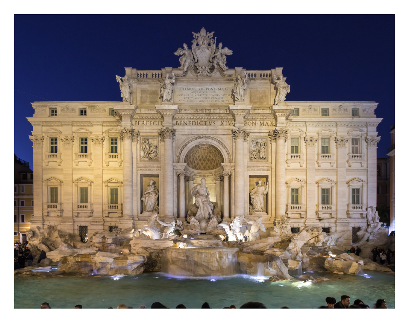 Rom: Trevi-Brunnen / Fontana di Trevi