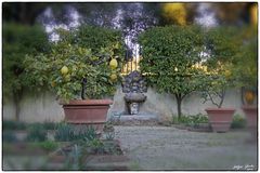 Rom, Villa Borghese, Detail der Meridiana