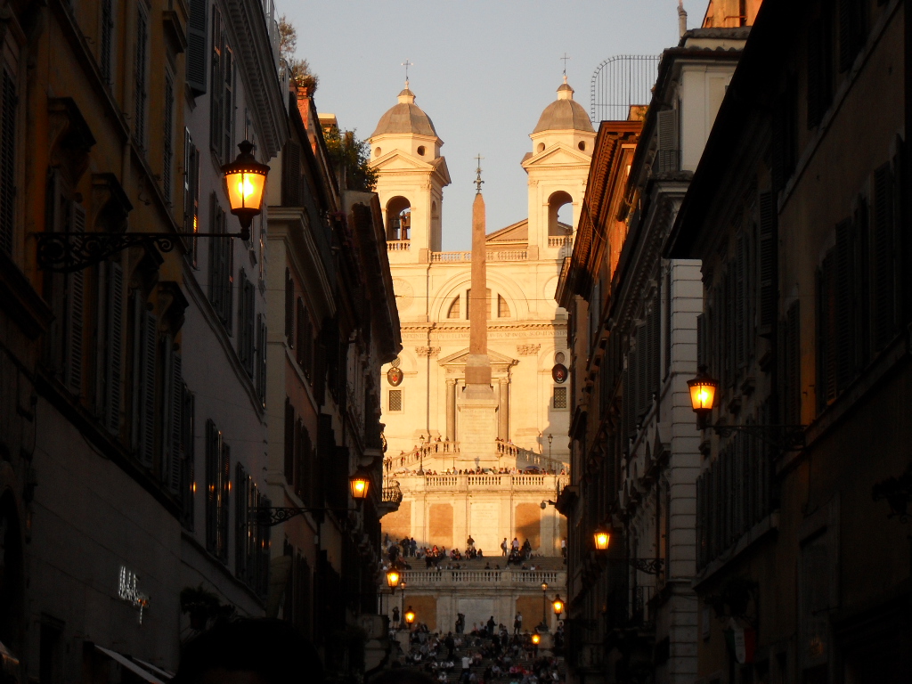 roma al tramonto