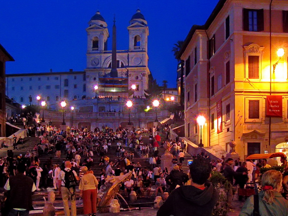 Roma all'ora blu