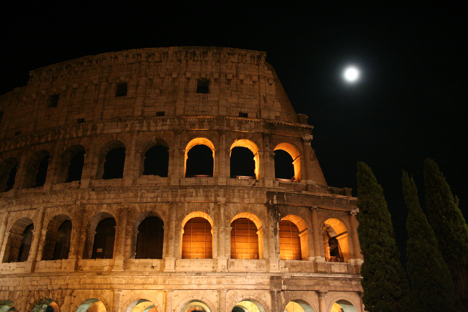 Roma di notte - Anfiteatro Flavio