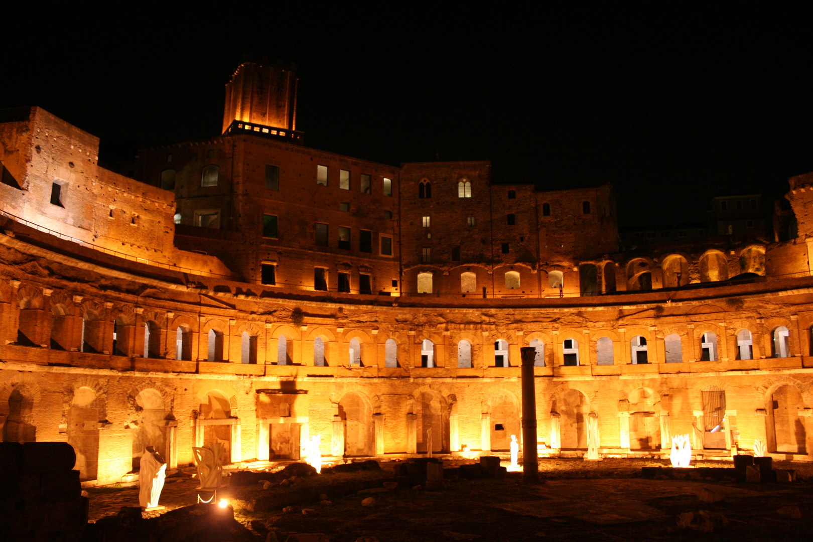 Roma di notte - Foro Traiano