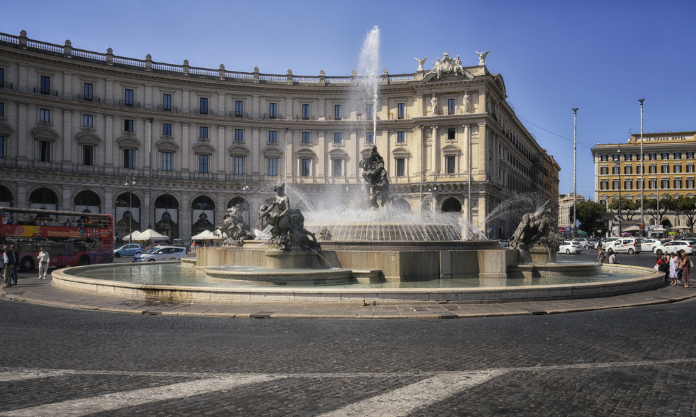 Roma Die Piazza della Repubblica 