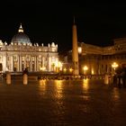 Roma eterna - Petersdom bei Nacht