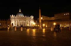 Roma eterna - Petersdom bei Nacht